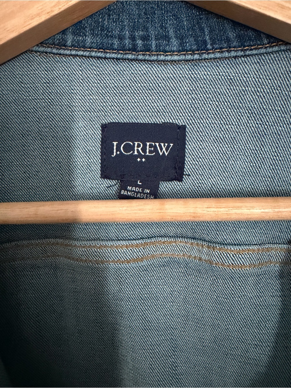 J. Crew Light Blue Denim Jacket - Women's Jean Jacket - Picture 3 of 3